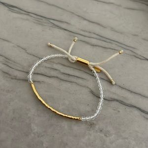 Gorjana clear stone bracelet